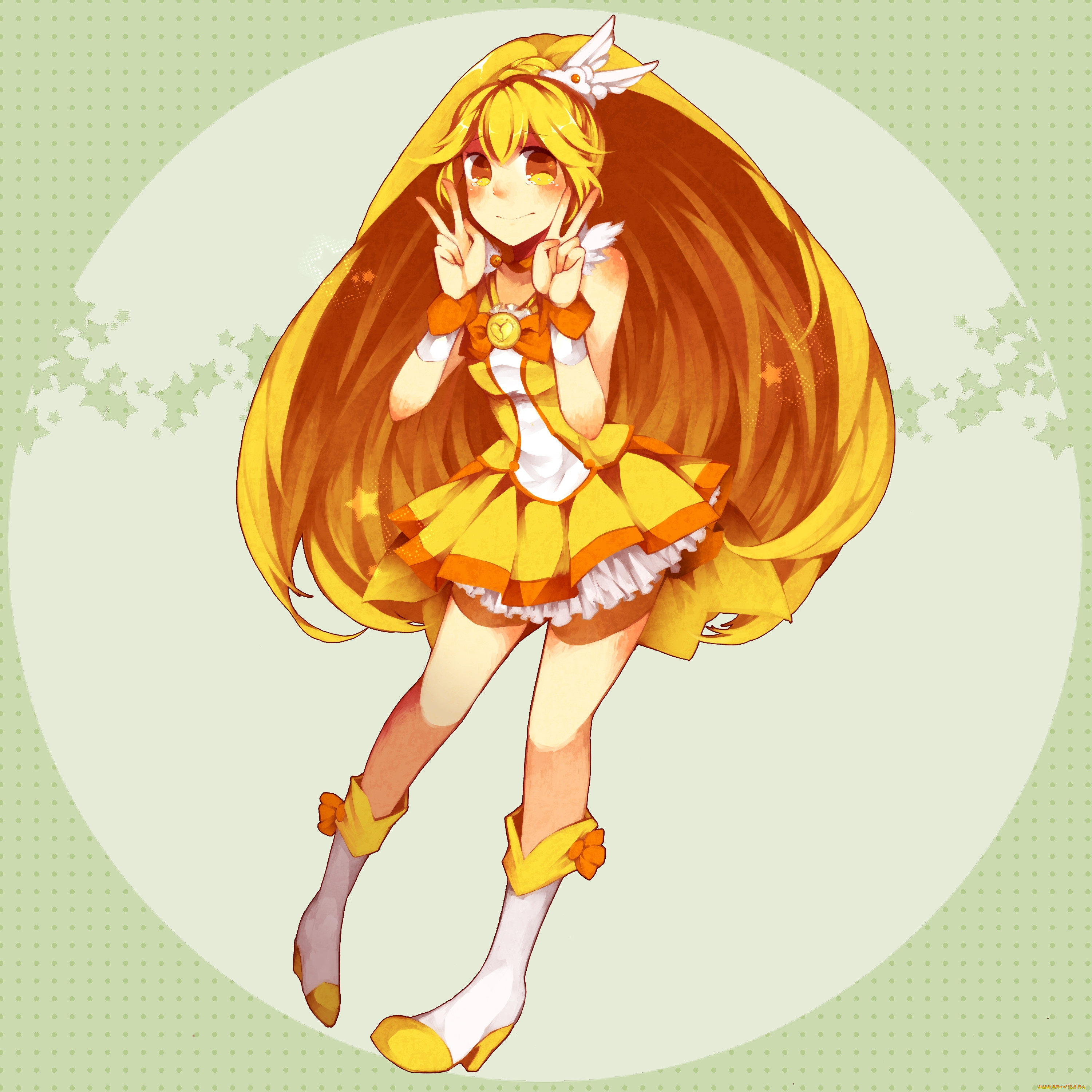 Обои kise yayoi Аниме Smile Precure!, обои для рабочего стола, фотографии  kise, yayoi, аниме, smile, precure, heartcatch Обои для рабочего стола,  скачать обои картинки заставки на рабочий стол.